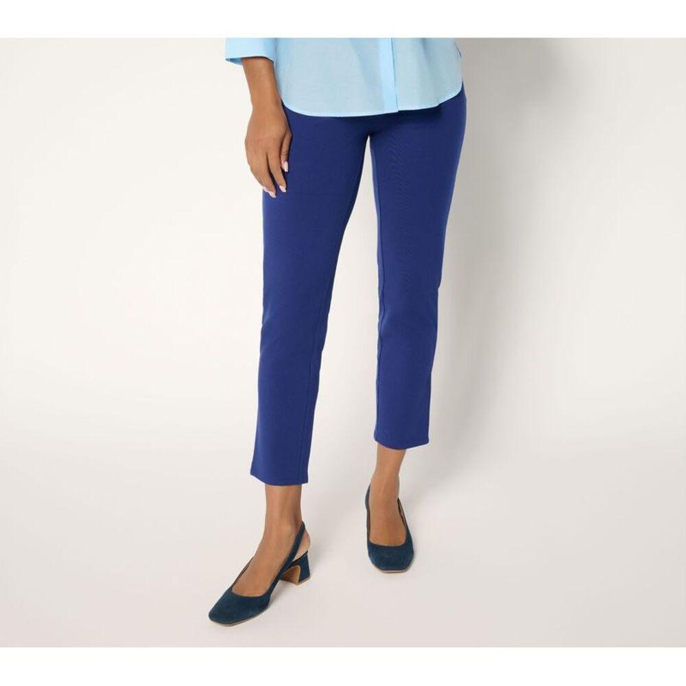 Adidas Women's Plus Sz Pants 2X 86 Slim Leg Ankle Blue A708116